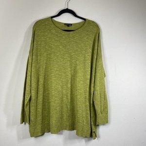Eileen Fisher Women’s Size XL Lightweight Organic Linen Blend Pullover Sweater